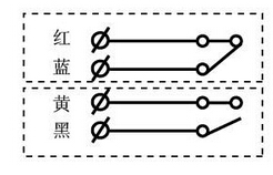 HFKLT2-II雙向拉繩開(kāi)關(guān)接線原理圖